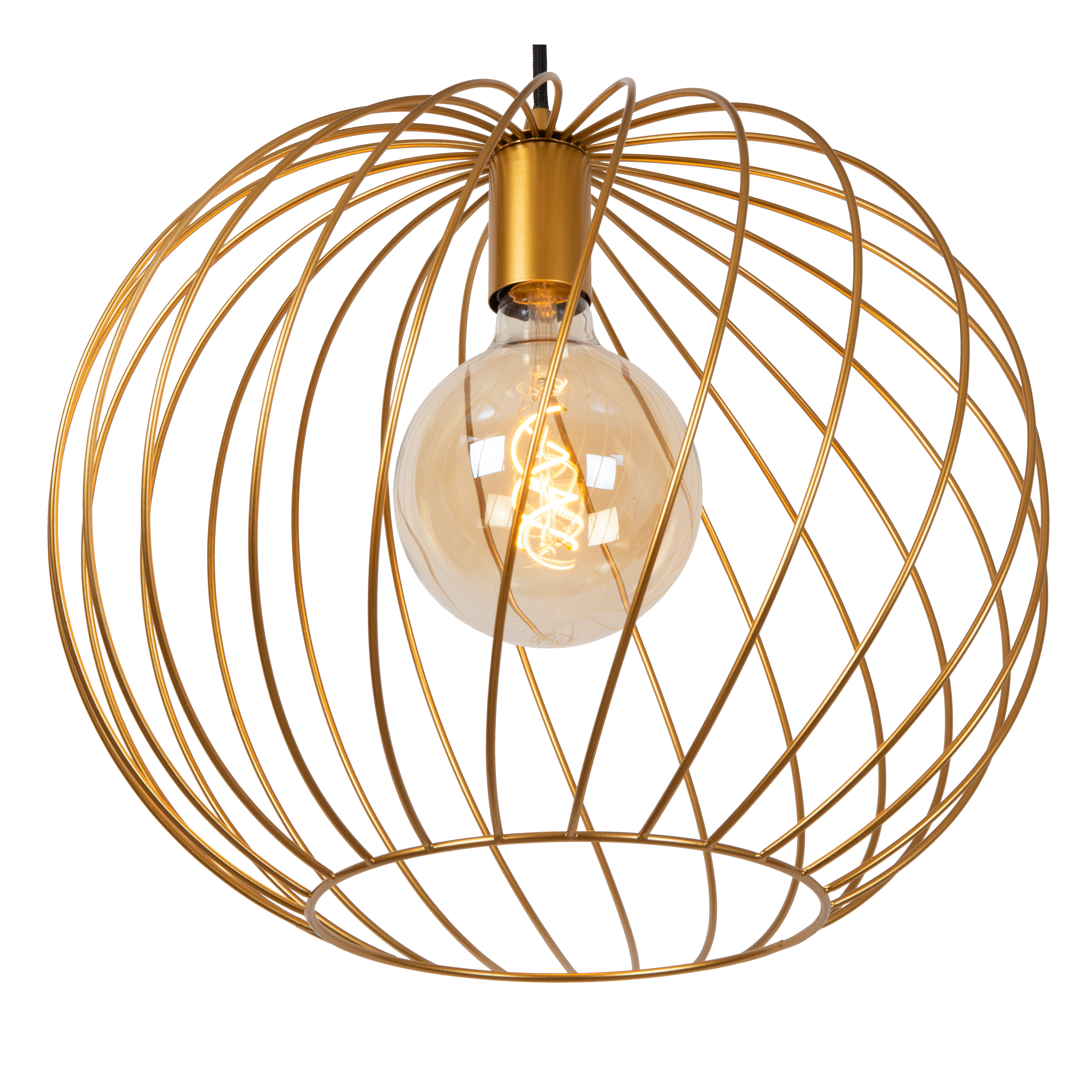 Lucide DANZA Pendant light 40 cm 1xE27 Matt Gold Brass